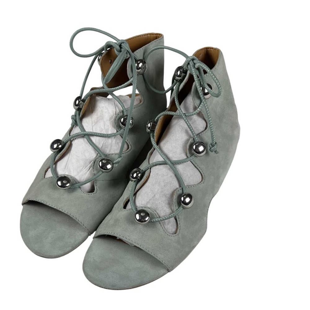 Rebecca Minkoff Kyla Ghillie Suede Lace Up Sandals - Picture 3 of 14